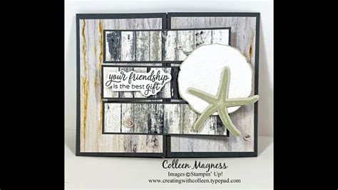 Seaside Wishes Interlocking Gate Fold Card YouTube