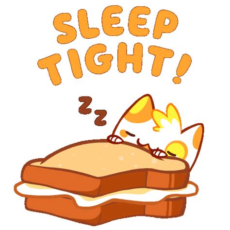 Good Night Sleeping Sticker By Mino Games