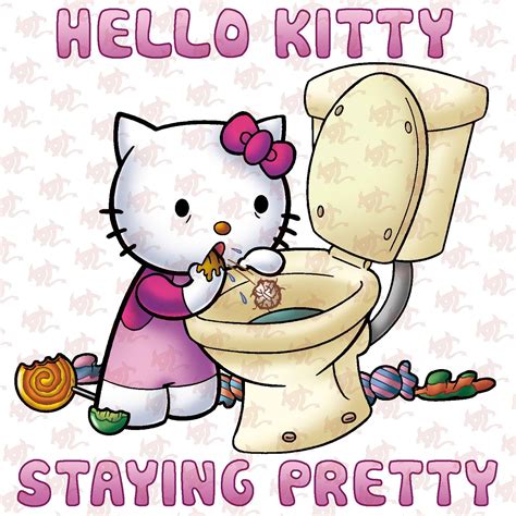 Hello Kitty White Cartoon Cat Cats Kitten Girl Girls 1hkitty