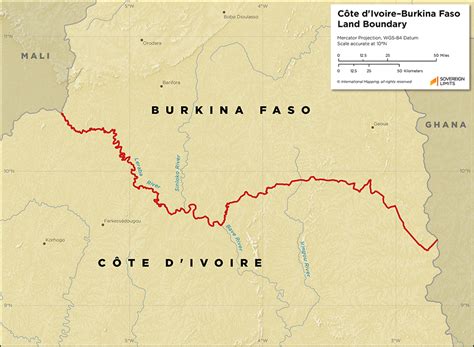 C Te D Ivoire Burkina Faso Discussions Autour D Une Fronti Re Sous