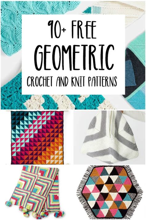 90 Free Geometric Crochet And Knit Patterns Moogly