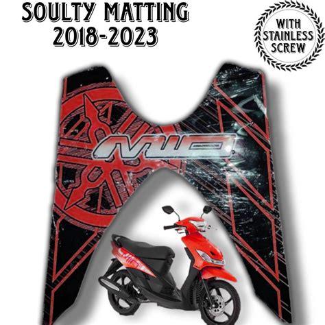 MOTO Yamaha Mio Soulty Sporty 2018 2024 Grid Lines Fiber Matting