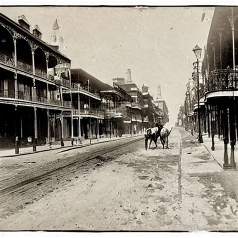 Streets Of New Orleans Circa 1900 Openart