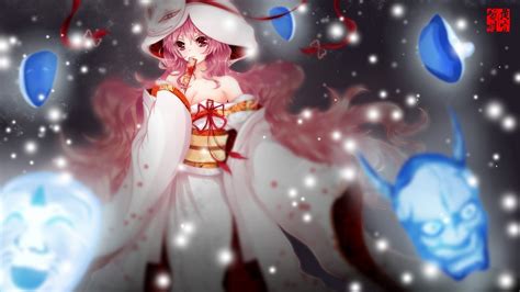 Mask Touhou Short Hair Red Eyes Hata No Kokoro 1080p Japanese