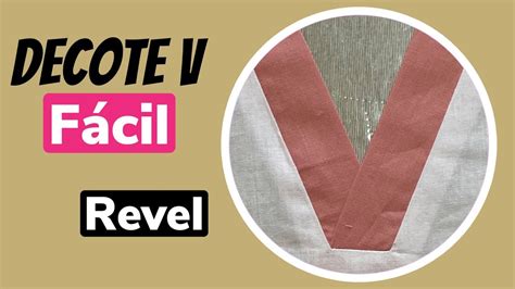 COMO FAZER DECOTE V REVEL ACABAMENTO IMPECÁVEL FÁCIL YouTube