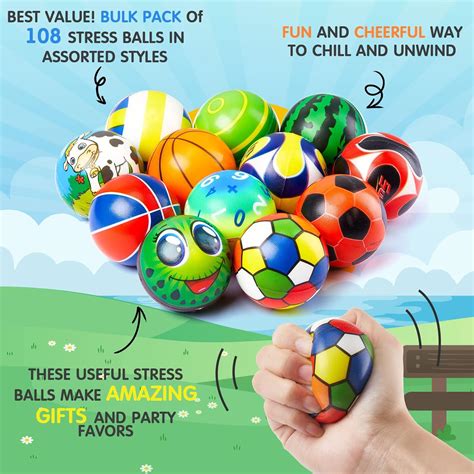 Pcs Mini Stress Balls Inch Sensory Fidget Balls Treasure Box Prizes