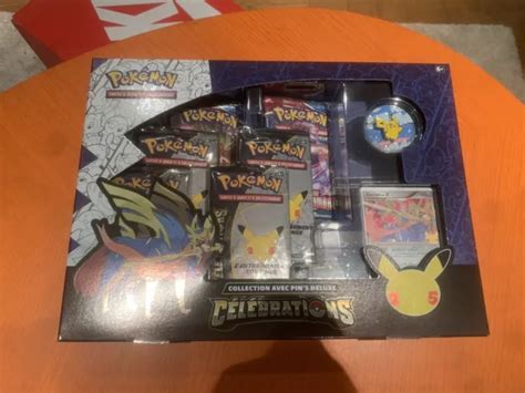 COFFRET POKÉMON CÉLÉBRATIONS 25 Ans Zacian Pins Pikachu Neuf Et Scellé