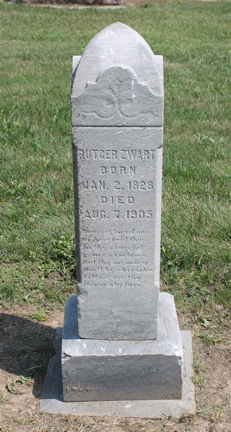 Rutger Zwart 1828 1905 Find A Grave Memorial