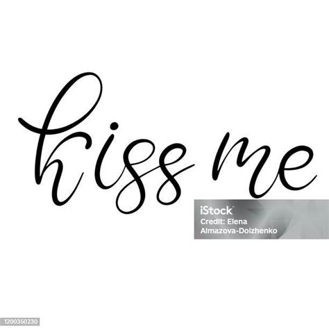 Black And White Lettering Vector Illustration Stock Illustration