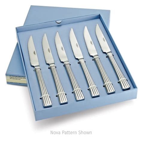 Stainless Steel 6 Piece Steak Knife Set