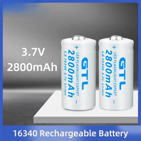 Gtl V Mah Lithium Li Ion Battery Cr A Rechargeable