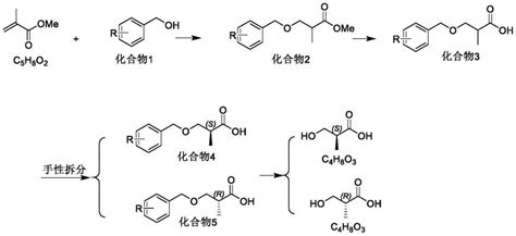 一种r 2 羟甲基丙酸和s 2 羟甲基丙酸的制备方法与流程