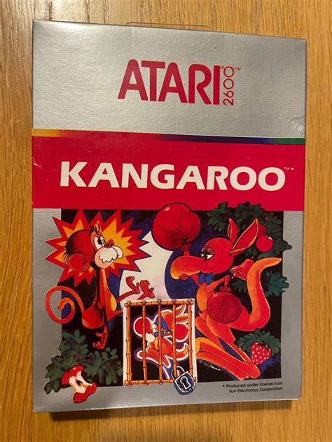 Atari Rare Original Factory Sealed Atari Kangaroo Video