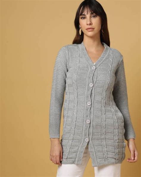 Buy Cable Knit Button Down Cardigan Online At Best Prices In India