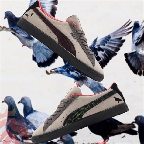 Giày Puma atmos x Jeff Staple x Suede Pigeon Crow 381160 01