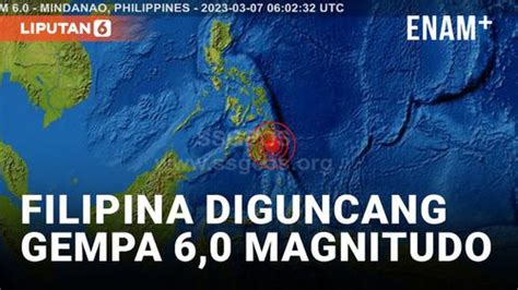 VIDEO Gempa Magnitudo 6 0 Guncang Filipina Pemerintah Peringatkan