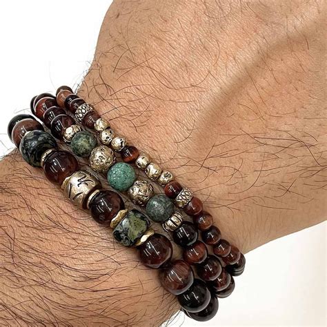 Pulsera Unisex PLATADEPALO DINKA elástica de bolas Platadepalo