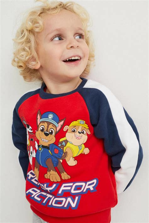 Canda Paw Patrol Paw Patrol Sweater Set Van 2 Roodgrijs Wehkamp