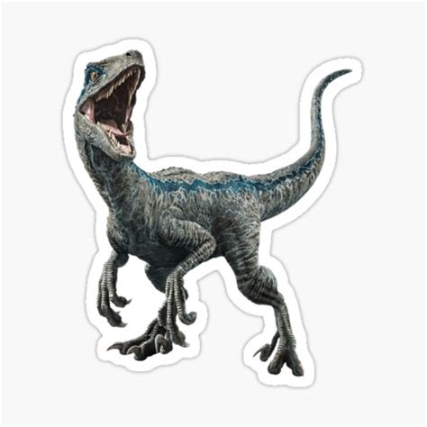 Velociraptor Dinosaur Sticker For Sale By Palmyr Redbubble