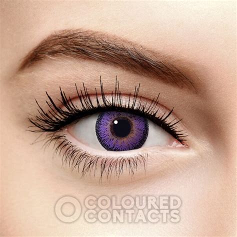 Purple Contact Lenses, Halloween Colour Lens | Coloured Contacts UK