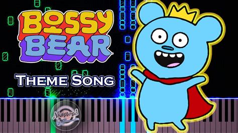 Bossy Bear Theme Song Piano Tutorial And Cover YouTube