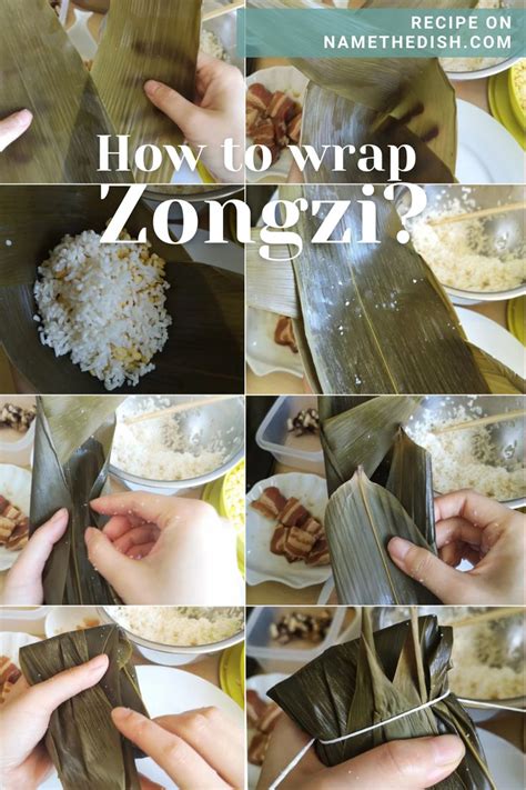 Sticky Rice Dumpling Cantonese Zongzi with mung bean 綠豆鹹肉糉