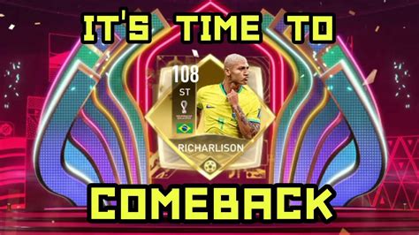 COMEBACK FIFA MOBILE 22 TES STRIKER RICHARLISON OVR 108 EVENT WORLD