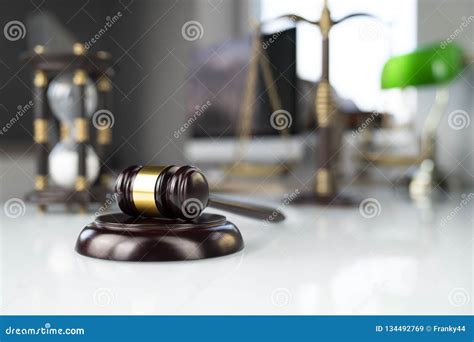 Lawyer Office Concept Background. Place for Text. Stock Image - Image ...