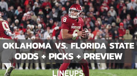 Oklahoma Vs Florida State Predictions Odds Picks For Cheez It Bowl