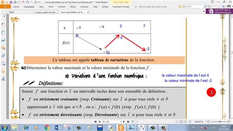 cours généralités sur les fonctions 4 variations d une fonction et