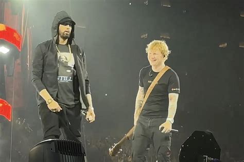 Eminem Performs Lose Yourself At Ed Sheerans Detroit Show Xxl