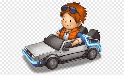 Car Marty Mcfly Biff Tannen Delorean Dmc Dr Emmett Brown Car Car