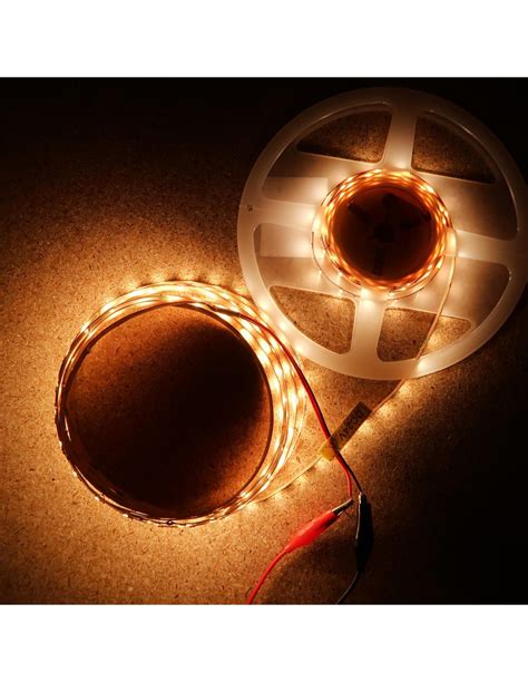 Warm White LED Strip 5m roll | 3000K | 24V | 14.4W/m | IP00 | CRI90