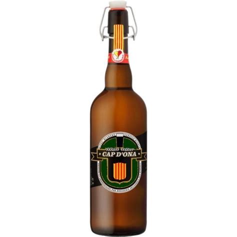 Bière Cap d Ona Blonde Bio sans gluten 0 75L La cave Cdiscount