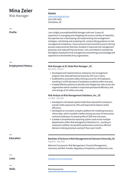 Walmart Risk Manager Resume Examples Resumecat