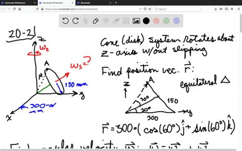 SOLVED The disk rotates about the z axis at a constant rate ωz 0 5 rad