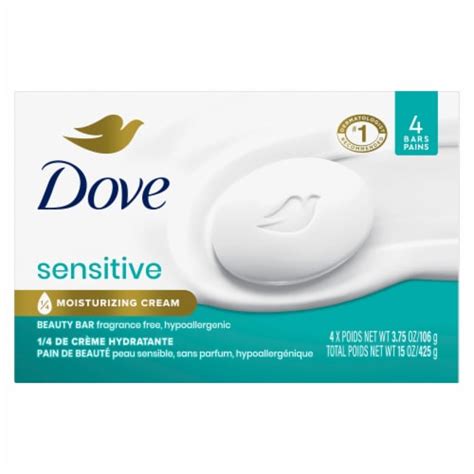 Dove Beauty Bar Soap For Sensitive Skin Sensitive Fragrance Free And