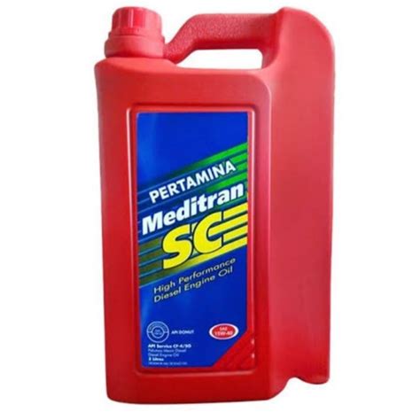 Jual OLI PERTAMINA MEDITRAN SC SAE 15W 40 5Liter Shopee Indonesia