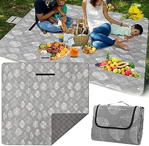 Songmics X Cm Couverture Tapis Pique Nique Tanche Pliable Pour