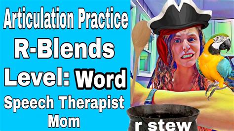 Practice Your R Sounds R Blends Word Level All Positions Articulation Drill Youtube