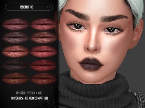 The Sims Resource IMF Kristen Lipstick N 403