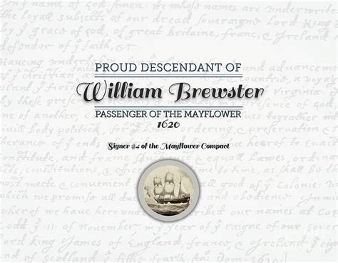 Proud Mayflower Descendant - William Brewster Digital Art by Proud ...