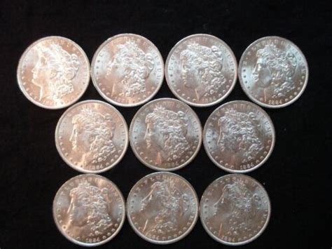 HALF BU ROLL 1884 O MORGAN SILVER DOLLARS EBay