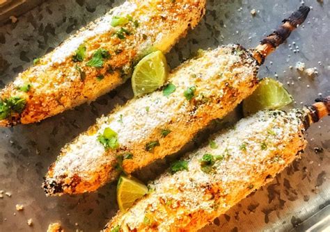 Grilled Mexican Street Corn (Elotes) ~ A Slice of Spice