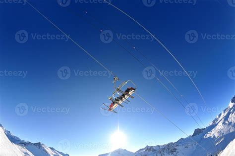 Ski lift view 11616541 Stock Photo at Vecteezy