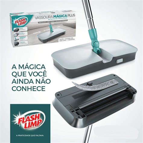 Vassoura Mágica Plus FlashLimp ORIGINAL MOP7245 Shop do lar