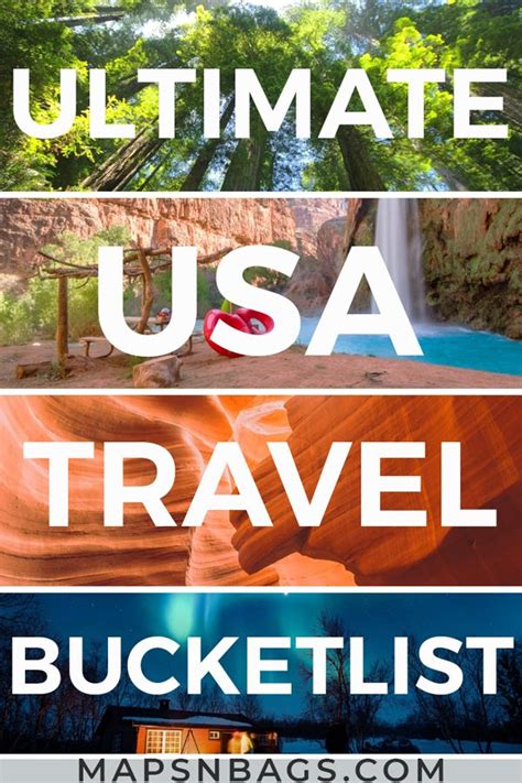 Ultimate Usa Bucket List Travel Usa Travel Bucket List Usa Us