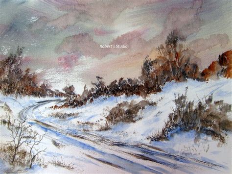Snowy Landscape Paintings