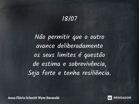 18 07 Não permitir que o outro Anna Flávia Schmitt Wyse Pensador