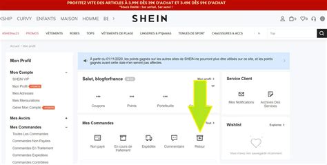 Où trouver l étiquette de retour Shein